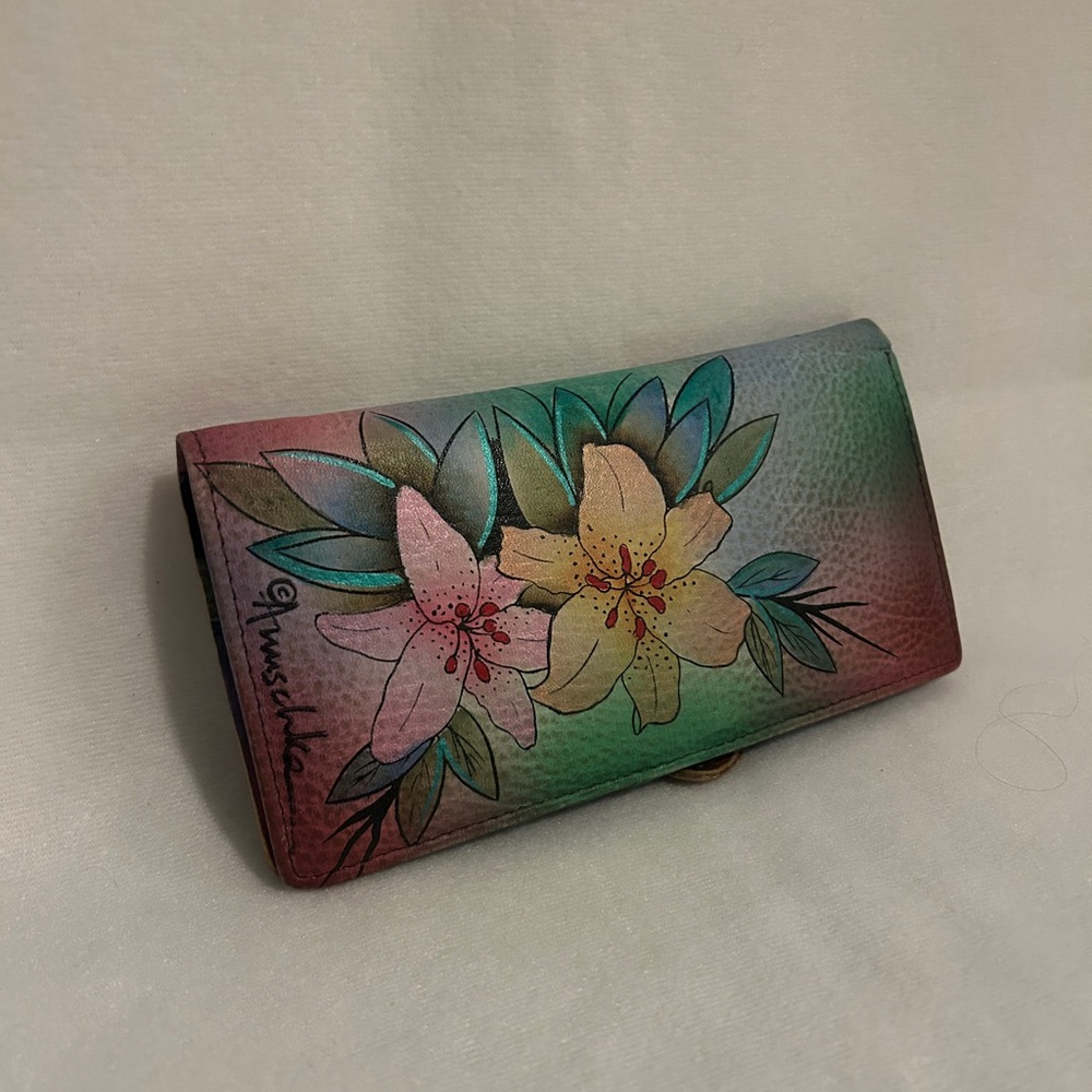 Anuschka Multicolor Floral Wallet